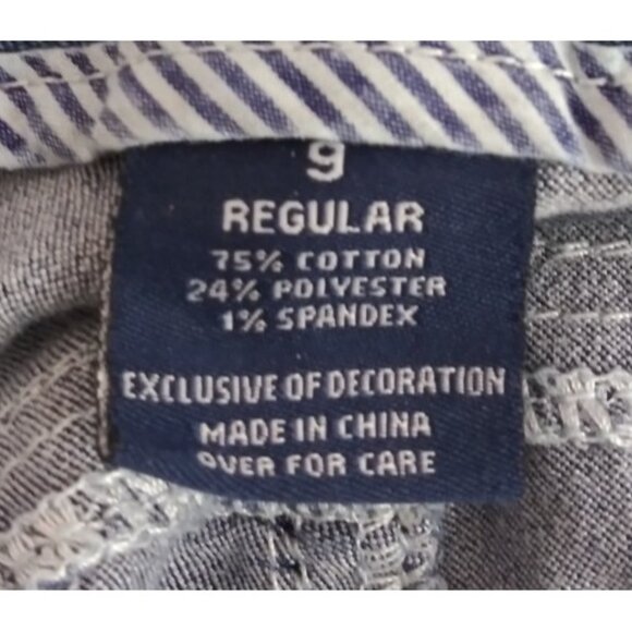 Amethyst Distressed Whiskered Low Rise Stretch Bootcut Jeans Size 9 - Picture 7 of 8